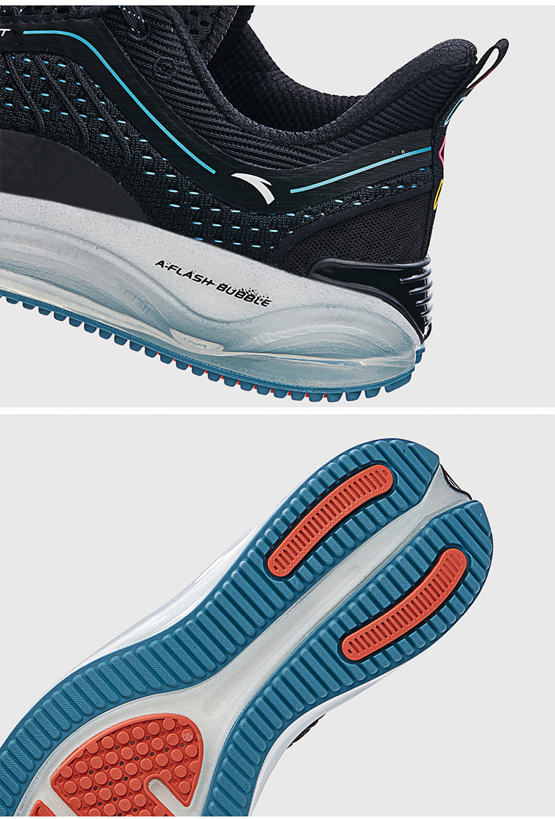 商场同款anta安踏运动鞋弹力胶科技跑步鞋男鞋2021秋季新款网面透气