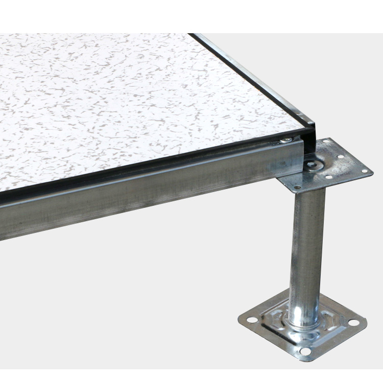 防静电地板支架机房静电地板600pvc抗静电高空架活动地板电脑房弱电