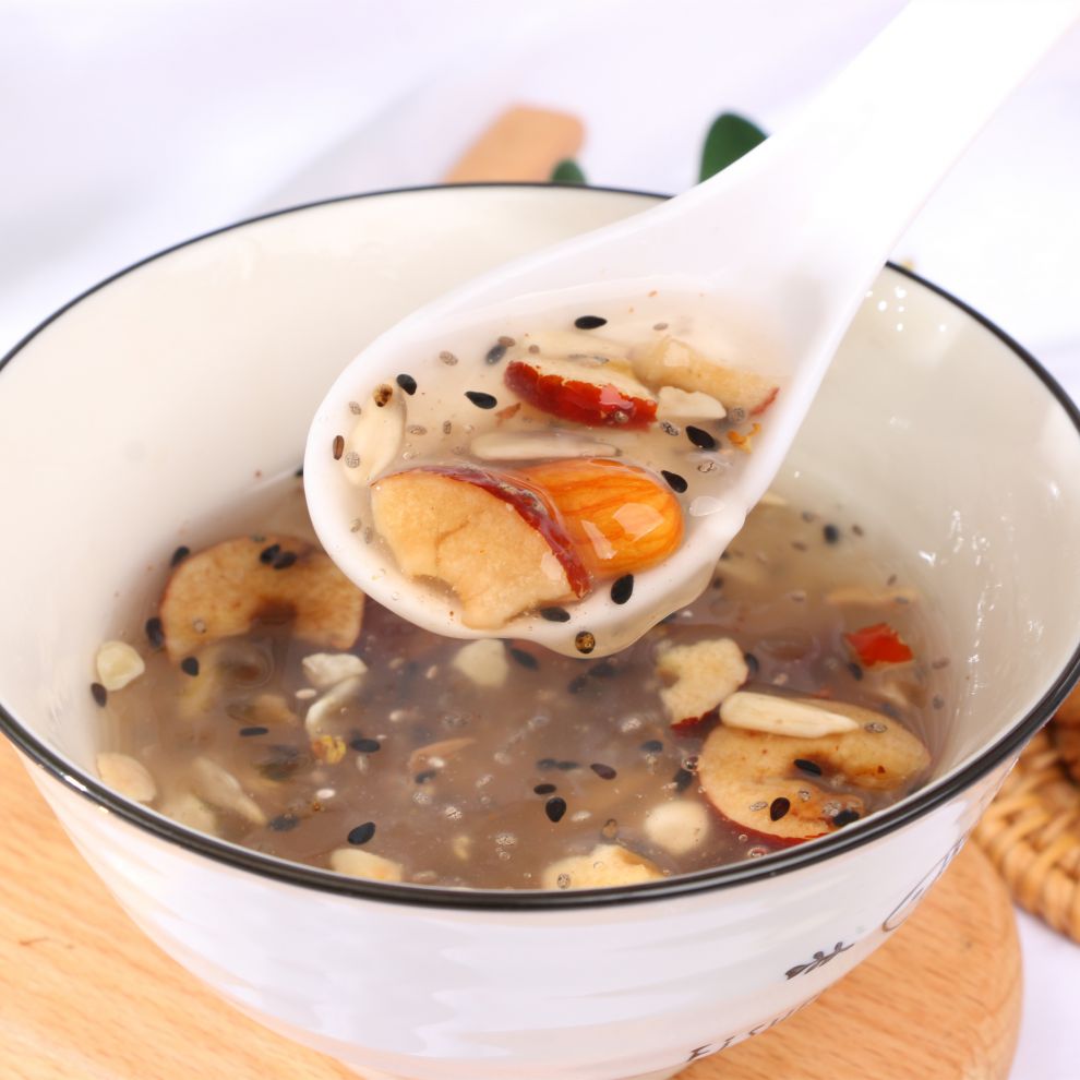 奇亚籽坚果藕粉羹纯500g罐装送杯勺营养早餐代餐一个大爷买一罐一罐共