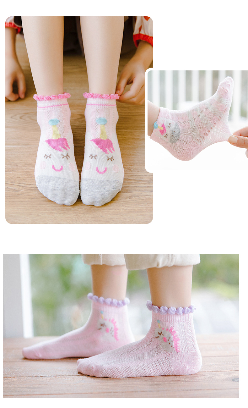 现货速发特价捡漏女童袜子春秋薄款儿童中筒袜女孩公主花边袜中大童