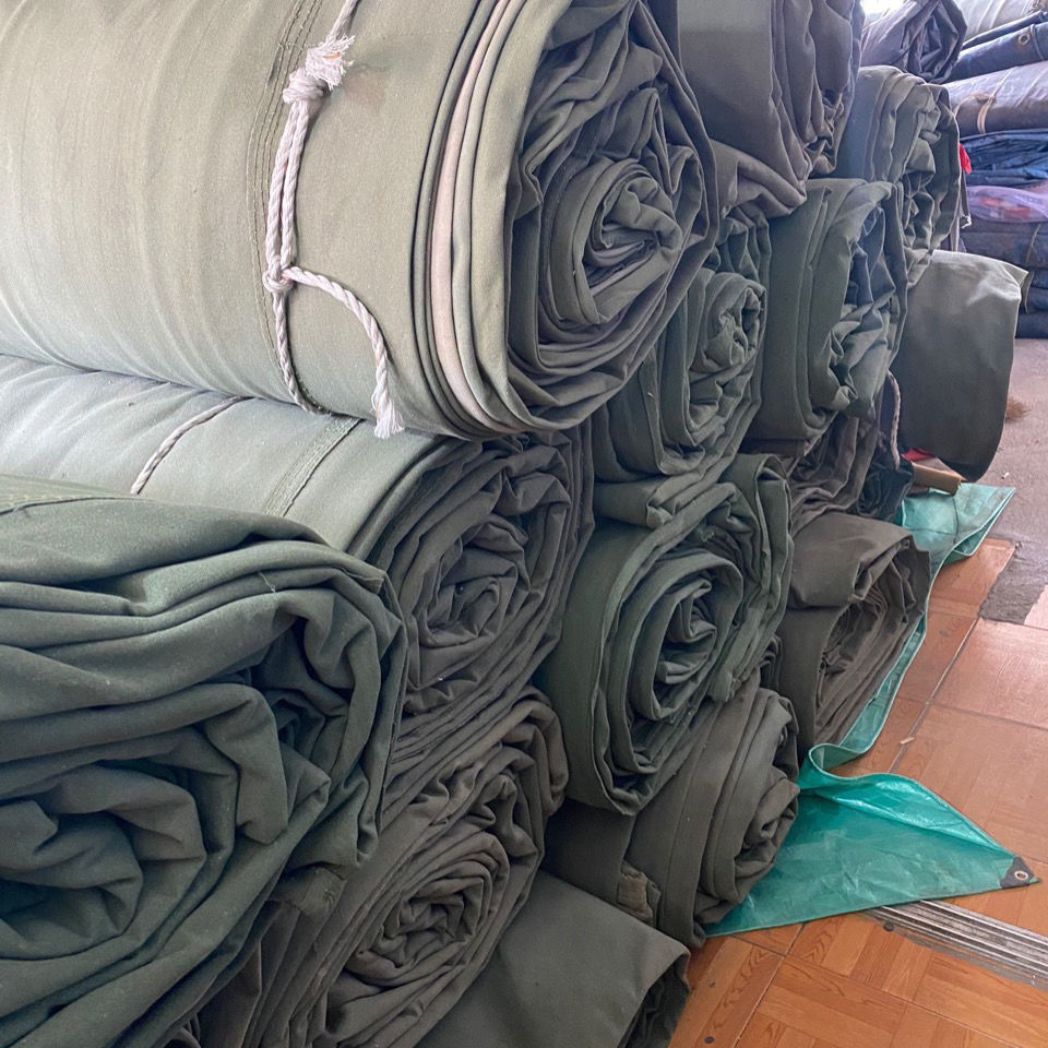 篷布户外防雨防晒二手篷布帆布铁路篷布刀刮布旧篷布雨布棚布油布铺地