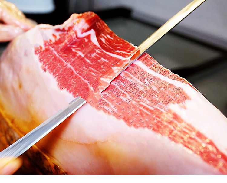 顺丰西班牙火腿伊比利亚elpozo黑猪整只后腿即食火腿白标特级36月尝鲜