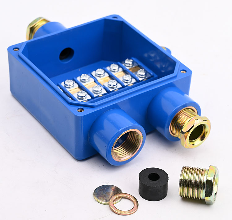 定制矿用本安电路用接线盒jhh-2-3-4煤矿用电话分线盒信号电缆连接器