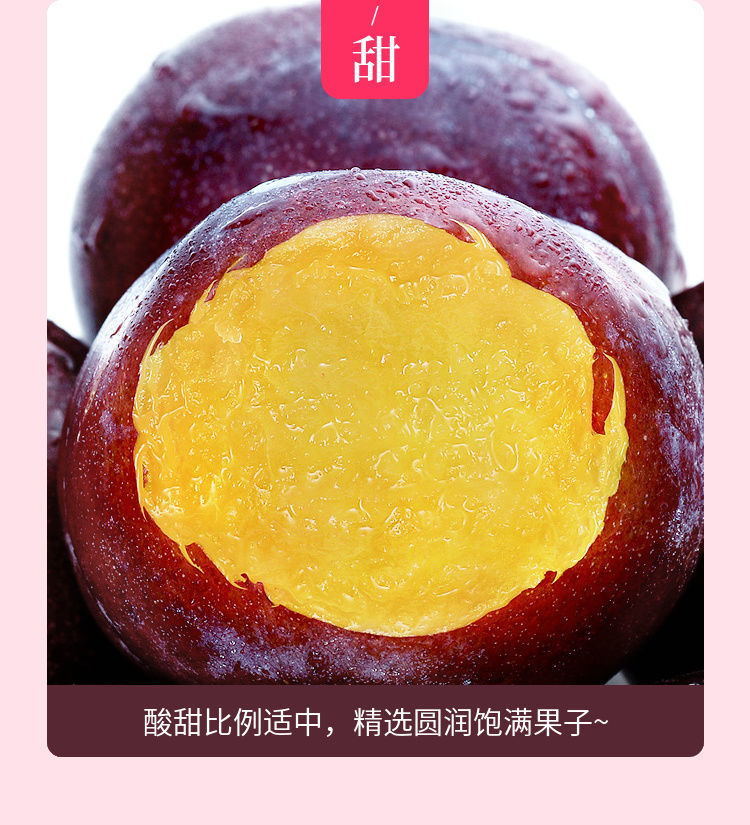 李子现货李子新鲜应季水果恐龙蛋李子 1斤装进口智利红心黑布林(甜 )