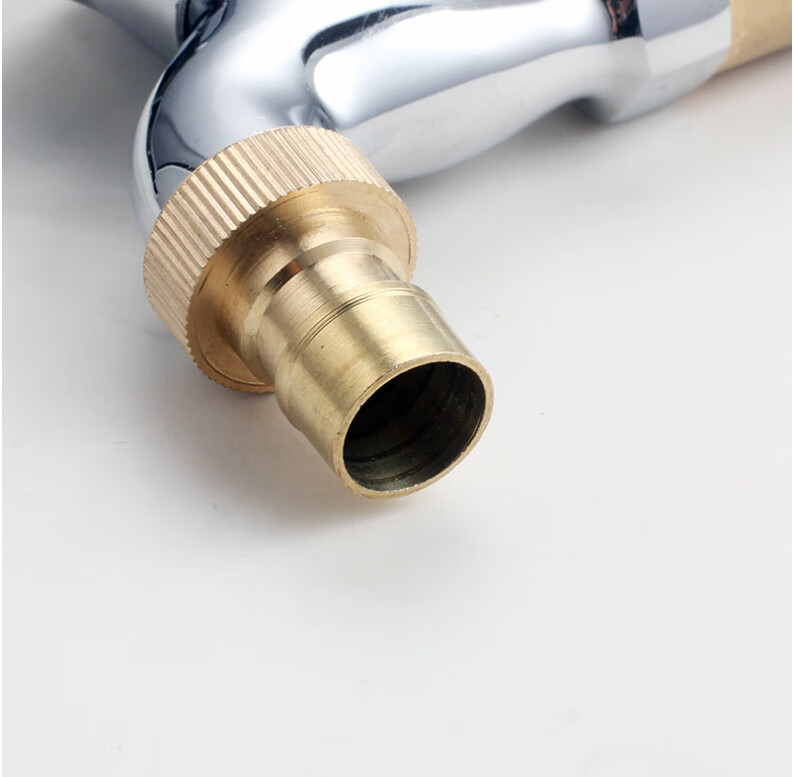 恋藏 洗衣机水龙头加长一进二出单冷全铜体多功能4分多头龙头厂家批发