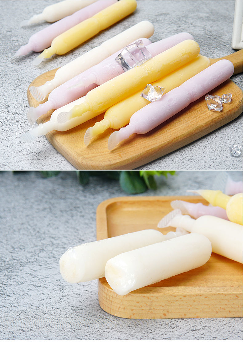 老酸奶冰棍网红夏日饮品果味型棒棒冰碎碎冰儿童零食两罐20支酸奶味