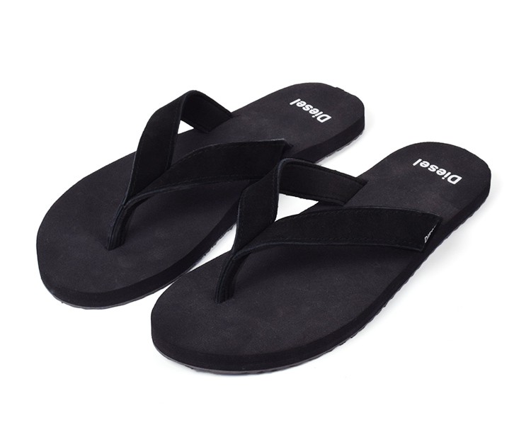 娇媚芙 男士夹板拖鞋十字黑色沙滩男士人字拖小贝户外橡胶底牛皮托鞋