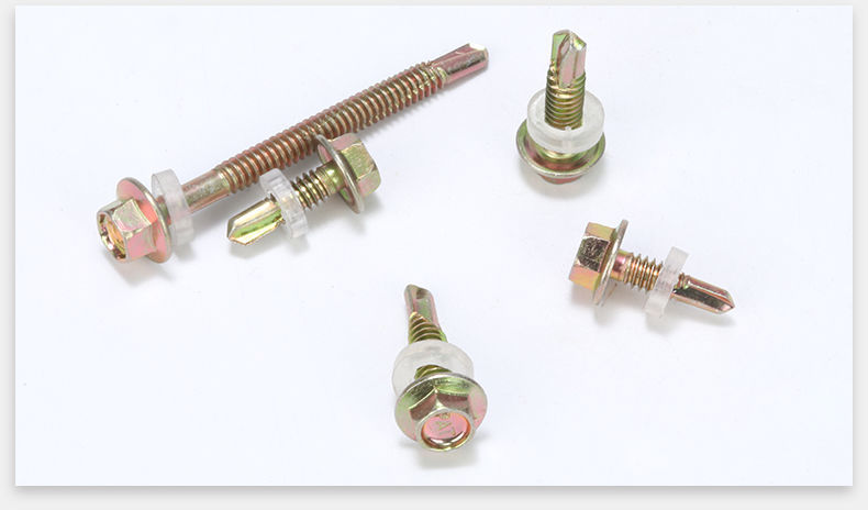 自攻六角钻尾螺丝彩钢瓦螺丝钉燕尾螺丝自攻自钻钻尾螺纹螺丝m48外