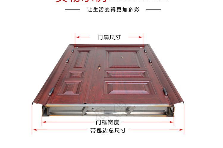 防盗门安全门出租屋门进户门家用室内门入户门蓝色门仓库门工程门