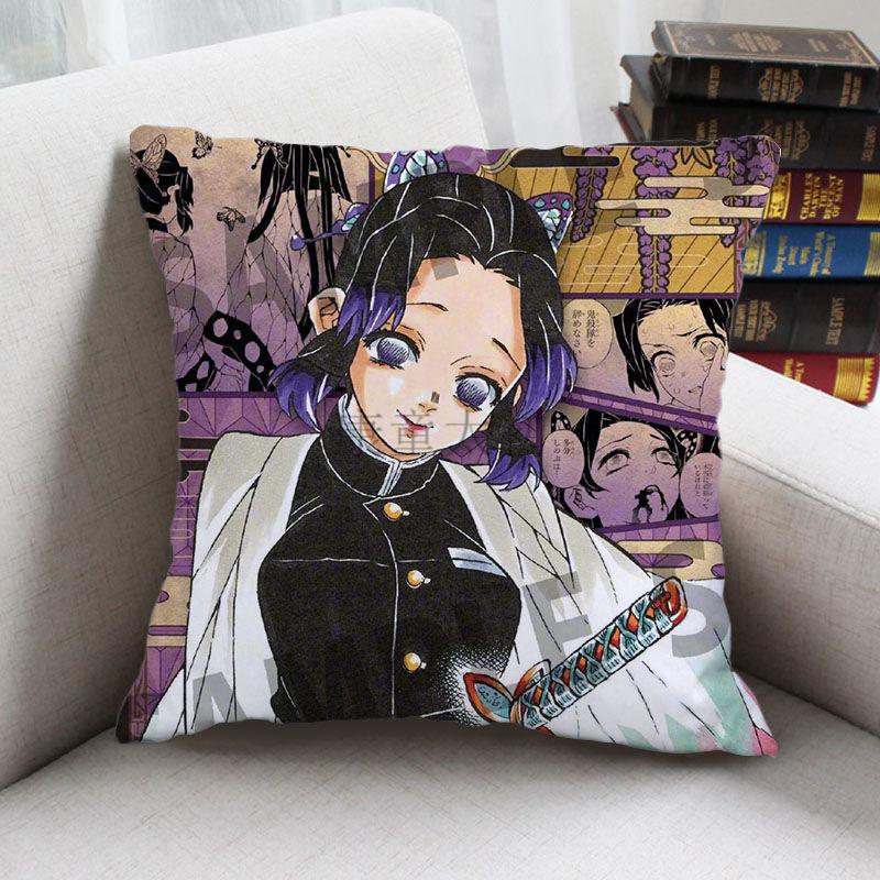 鬼灭之刃蝴蝶忍周边同款抱枕来图定制男女生礼物靠枕动漫礼 15 35*35