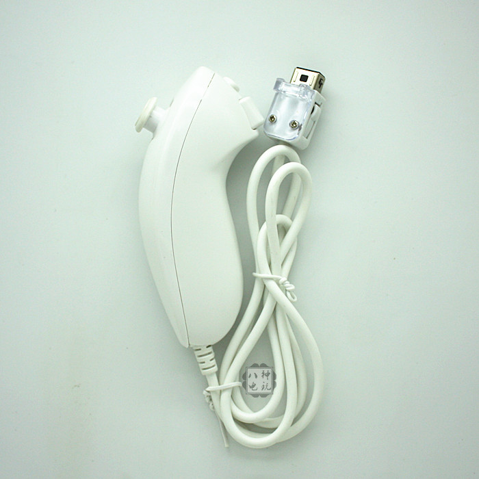 全新wii手柄 wii左手柄 wii弯柄 wii u左手柄 鸡腿手柄 原装品质 白色