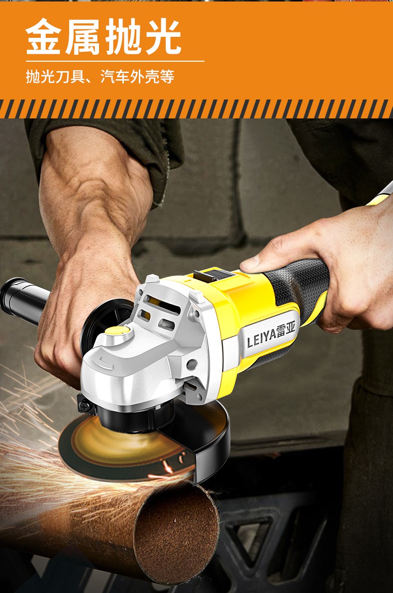 无刷角磨机锂电池抛光机切割机打磨充电式角向磨光机电动小型 角磨机
