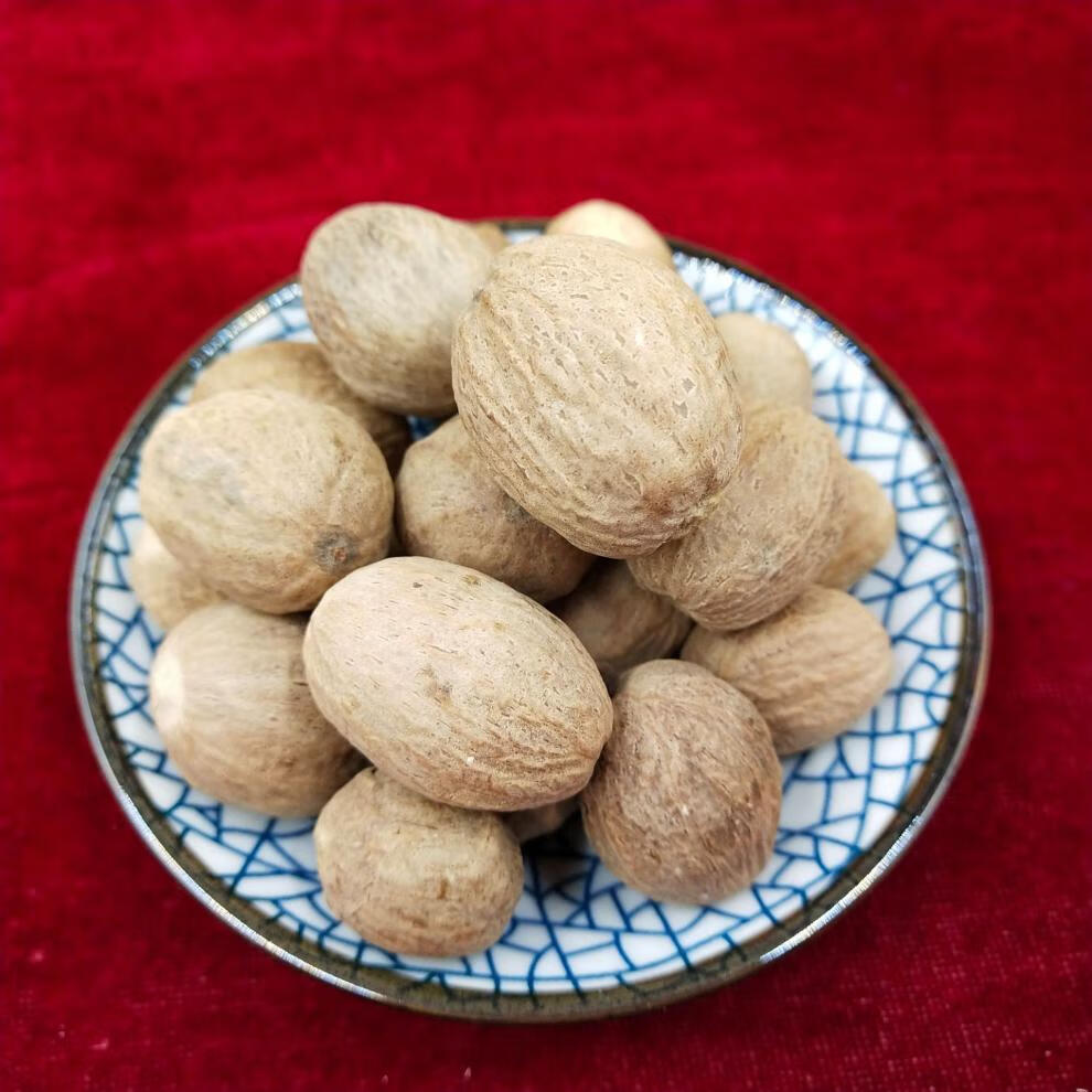 荟济堂 广东肉豆蔻250克肉寇肉扣肉豆寇肉蔻调料香料非野生精选中药材