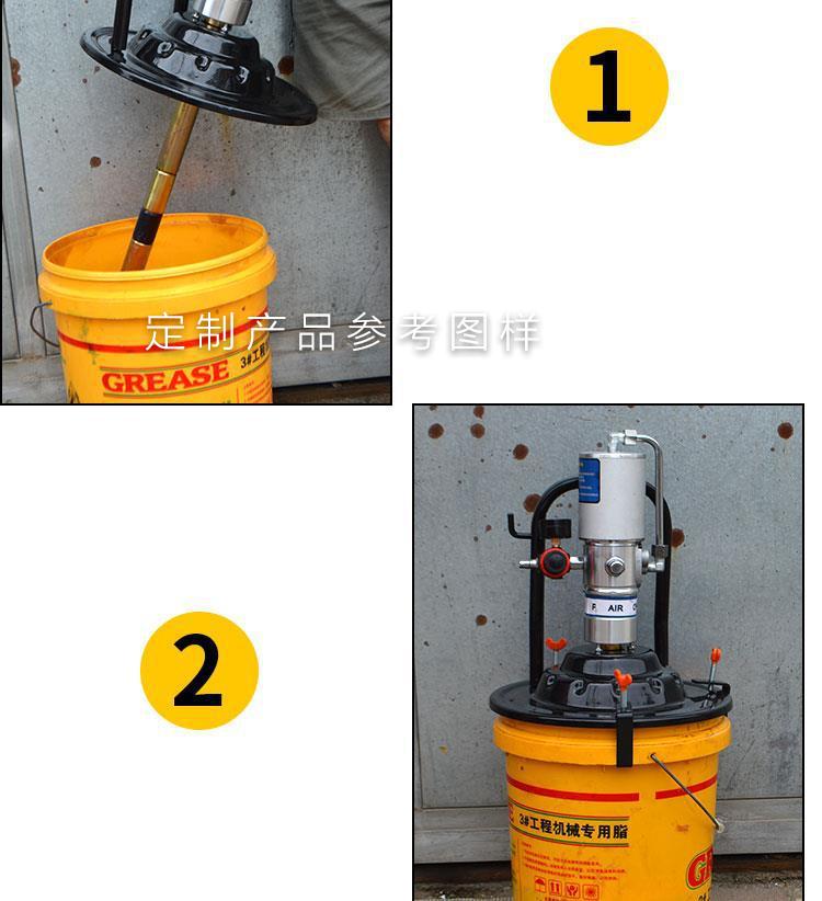 全自动打黄油神器汽车黄油枪黄油机气动高压注油器润滑黄油泵定做泵头