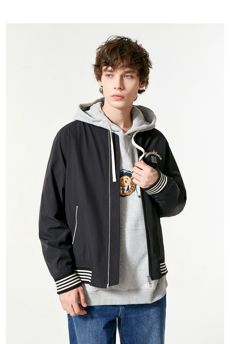 teenieweenie小熊男装冬季新款外套 藏青色 185【图片 价格 品牌 报价