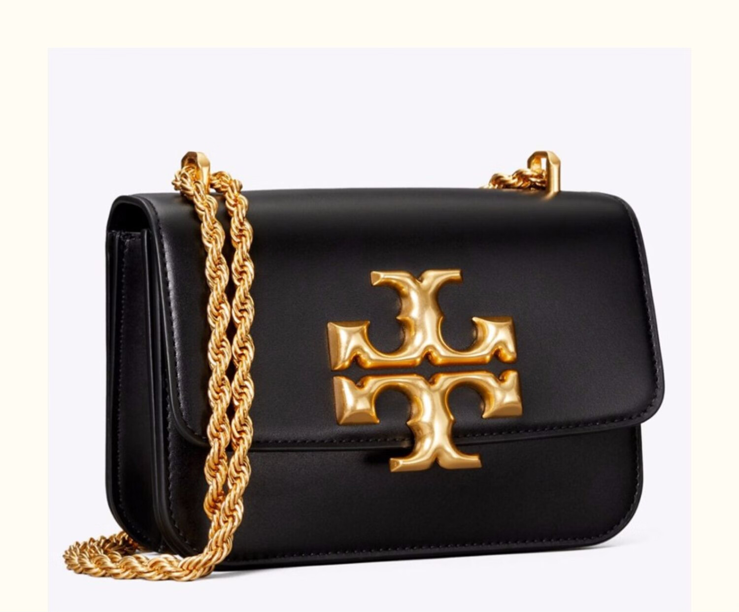 汤丽柏琦tb女包eleanor小方包单肩斜挎链条女包 链条绿色小号【图片