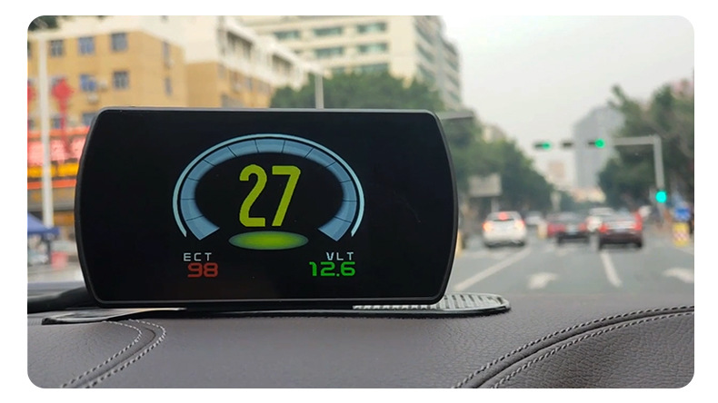 唯颖智能hud抬头显示器导航版hud抬头显示器汽车obd多功能液晶仪表