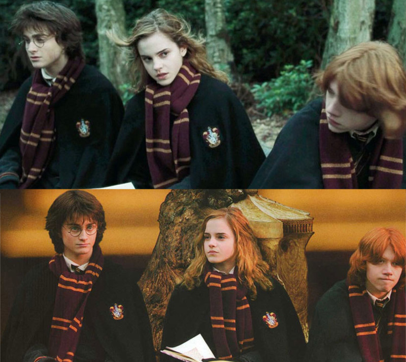 哈利波特围巾霍格沃茨斯莱特林格兰芬多 蓝色-拉文克劳围巾---193*