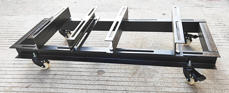 柴油汽油电动机组打柱塞水泵喷雾器可调担架支架铁架子槽钢机架单买支