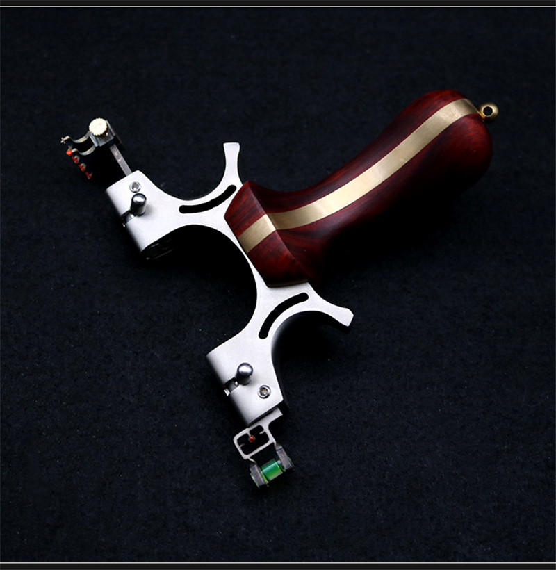 【带双瞄具】高端威力大波杆快压弹弓 大象无极龙蛇98弹弓凸轮轴快压