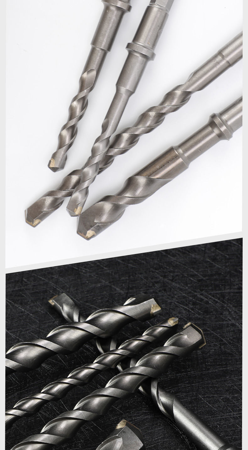 仓梵电锤长六角钻头加长冲击钻头六角柄穿墙混凝土合金钻头长六角钻头