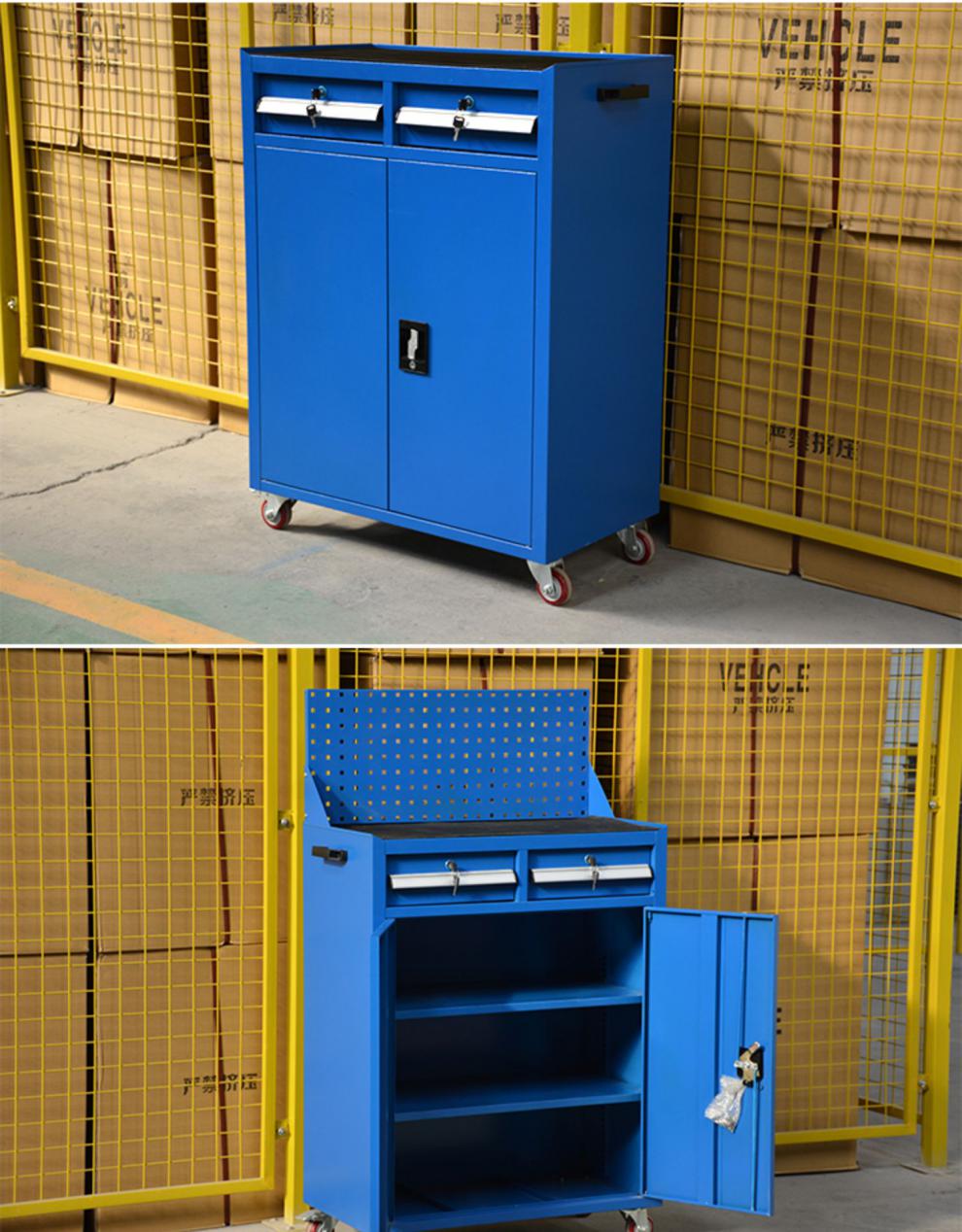 织语抽屉式工具车储物柜工厂车间柜移动多功能推车维修汽修铁皮柜110