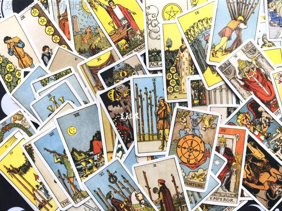 百年韦特smith waite tarot 史密斯英文伟特塔罗牌 桌游卡牌 命运之轮