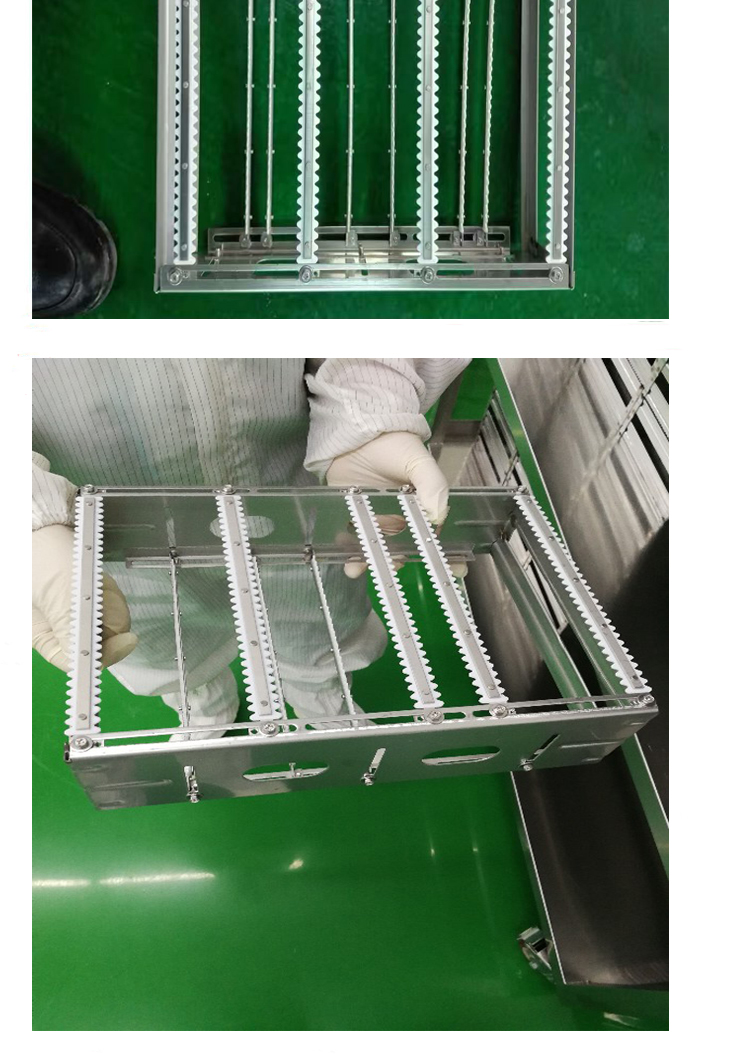 铁氟龙清洗架清洗架玻璃插架不易锈钢清洗架耐酸碱架子yhh40