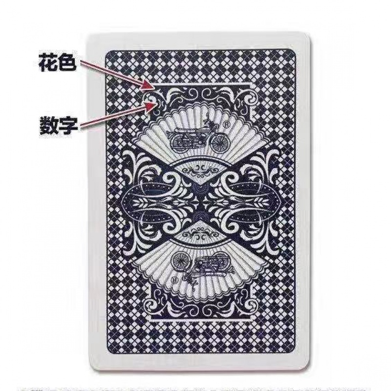 密码扑克牌记号背面认牌特殊识别形象图解无需眼镜肉眼辨认姚记2006