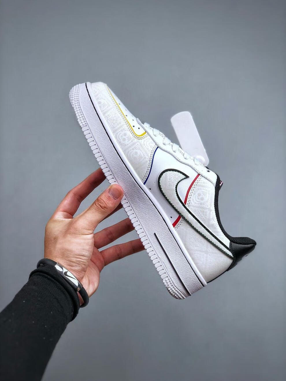 旗舰官方同款 莆田纯原莆原af1空军一号3m反光亡灵节男女子低帮休闲