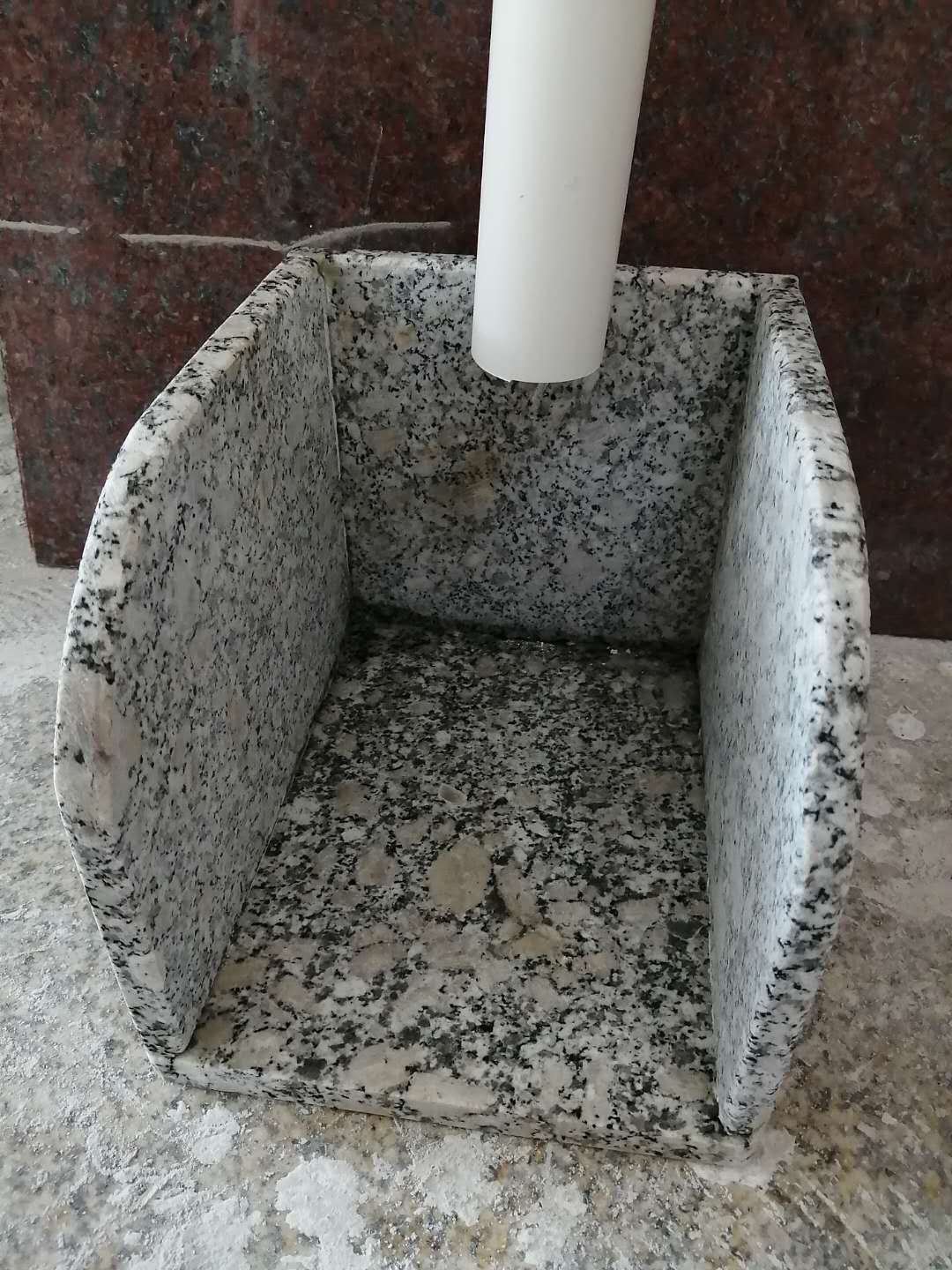 定做大理石花岗岩水簸箕落水斗排水管下方接雨水簸箕水簸箕成品样品