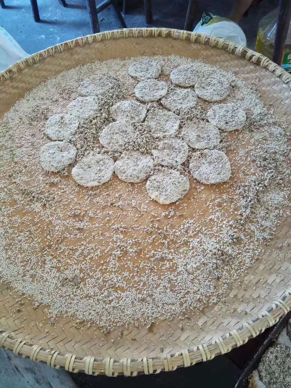 耒阳土特产夏塘麻饼湖南传统手工制作芝麻五仁花生麻饼 板栗味麻饼