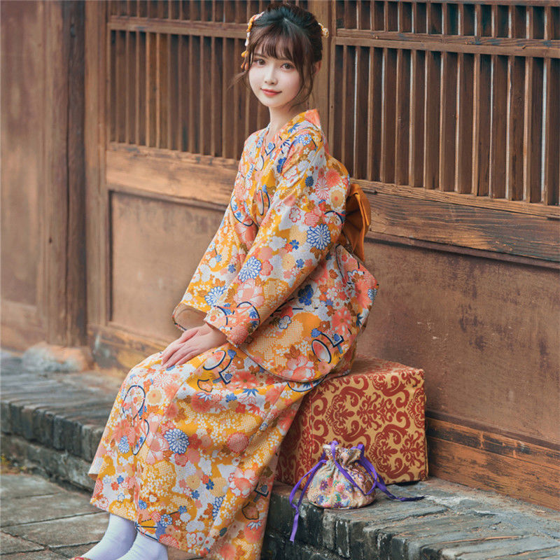 和服女正装神明少女和服套装日式拍照服装女日系艺术照孕妇写真衣服