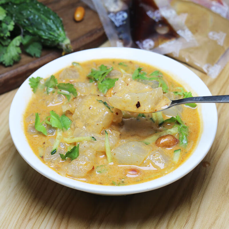 吉林市特产煎粉5袋装带5包料东北长春炒粉块大连焖子特色小吃1袋