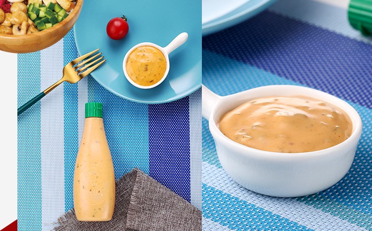 沙拉酱香甜味千岛酱150g口味水果蔬菜沙拉早餐酱蛋黄酱千岛酱150g3