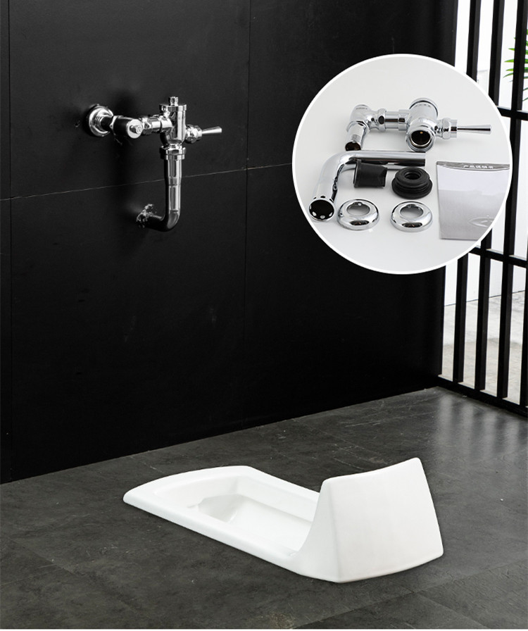 蹲便器蹲坑式cw8rb感应脚踏冲水蹲坑cw7b防溅水四方蹲厕蹲厕蹲便器蹲
