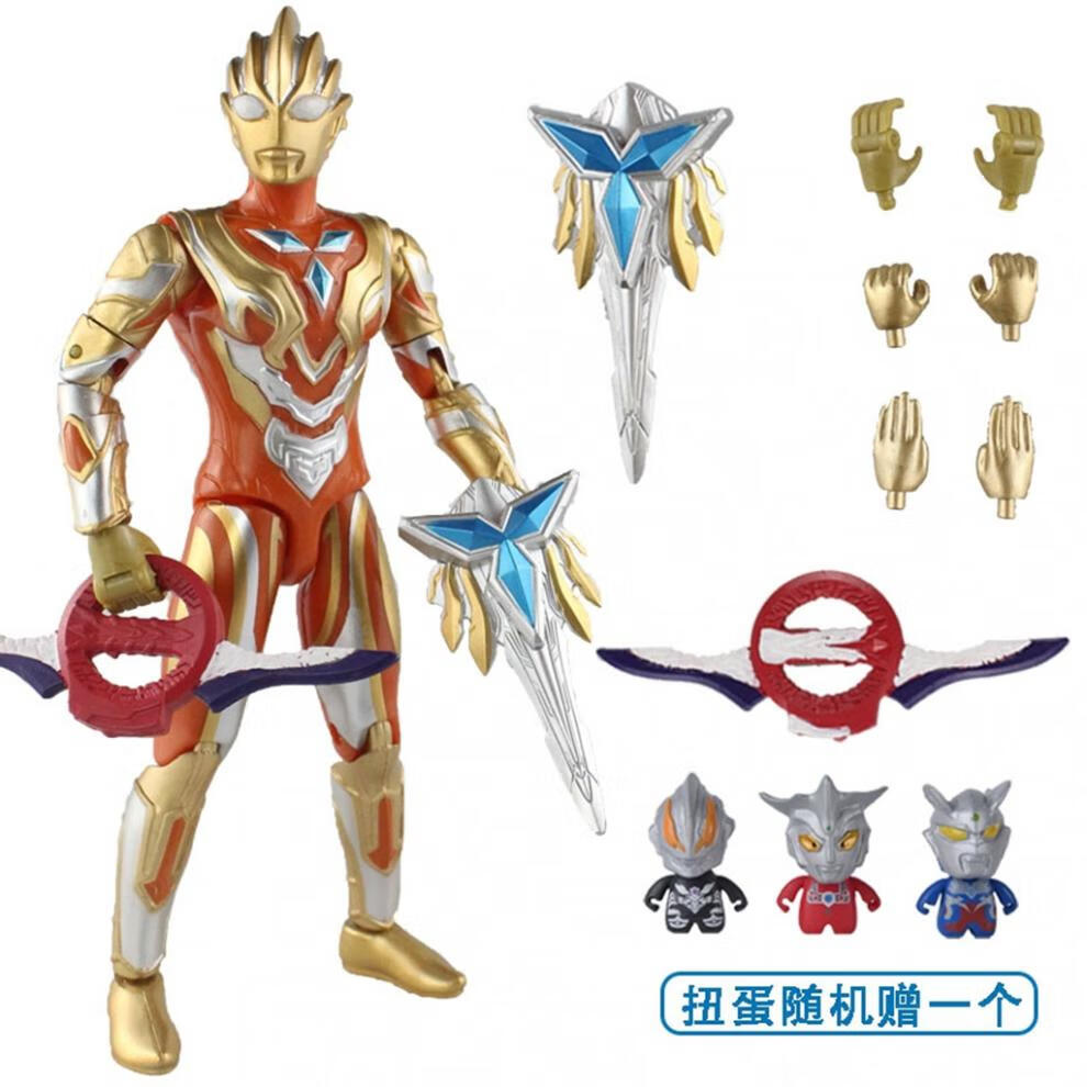 【官方认证店】万代(bandai)赛罗奥特曼手办真骨雕 shf手办同款黄金无