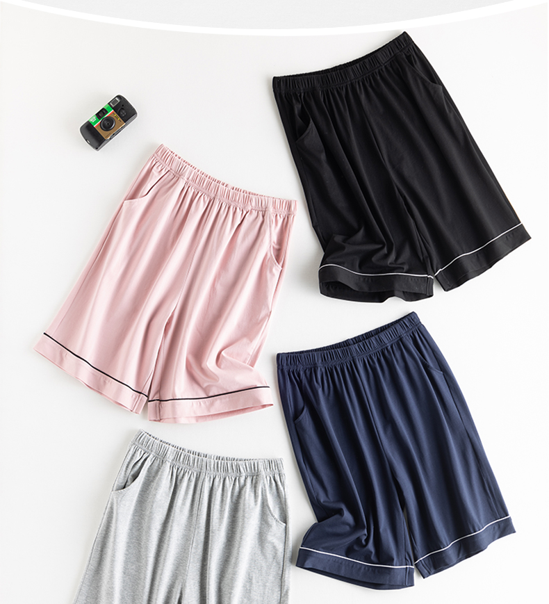 大裤衩女女士夏季五分裤薄款短裤子居家裤家居大裤衩宽松加肥加大y562