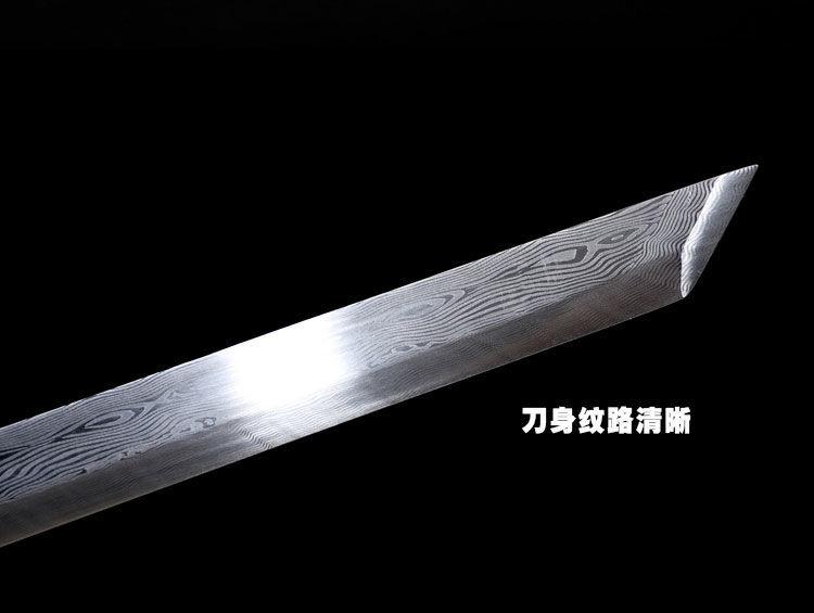 唐1直刀真刀将器宝长陌真冷收藏未开刃3号黑寡妇