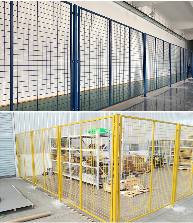 仓库车间隔离网铁丝隔断网钢丝围栏网栅栏移动护栏护网护栏网 1.