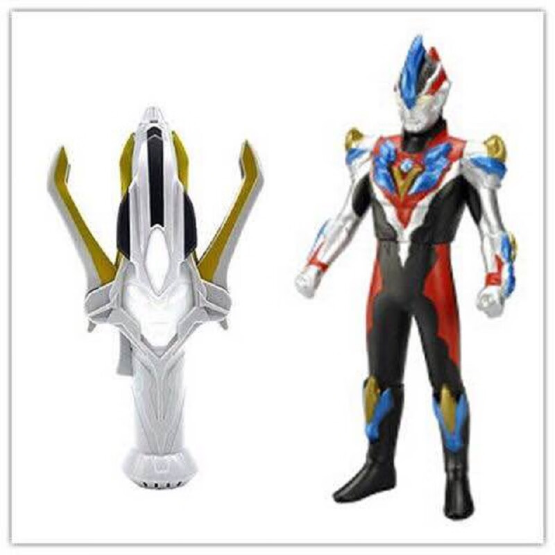 召唤器银河火花人偶软胶怪兽维克特利银河变身器加银河维克特力13软胶