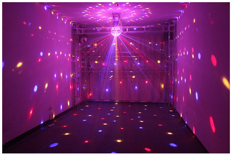 惢琪舞厅旋转彩灯ktv闪光灯迪斯科球灯球蹦迪灯家用跳舞厅七彩自动