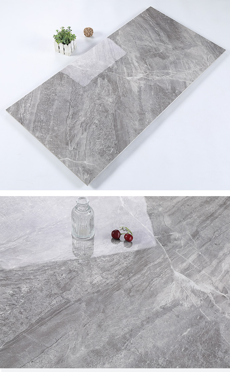 新款客厅瓷砖600x1200地砖现代简约地板砖灰色通体大理石墙砖大板