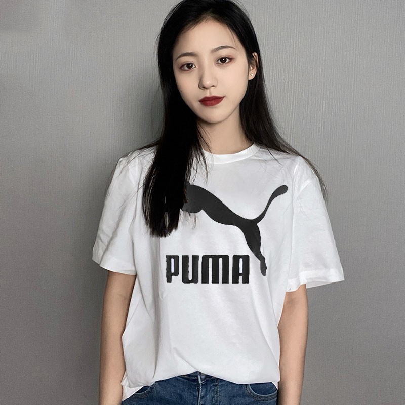 puma彪马官方网女装t恤 2021夏新品纯棉休闲短袖跑步训练健身宽松运动