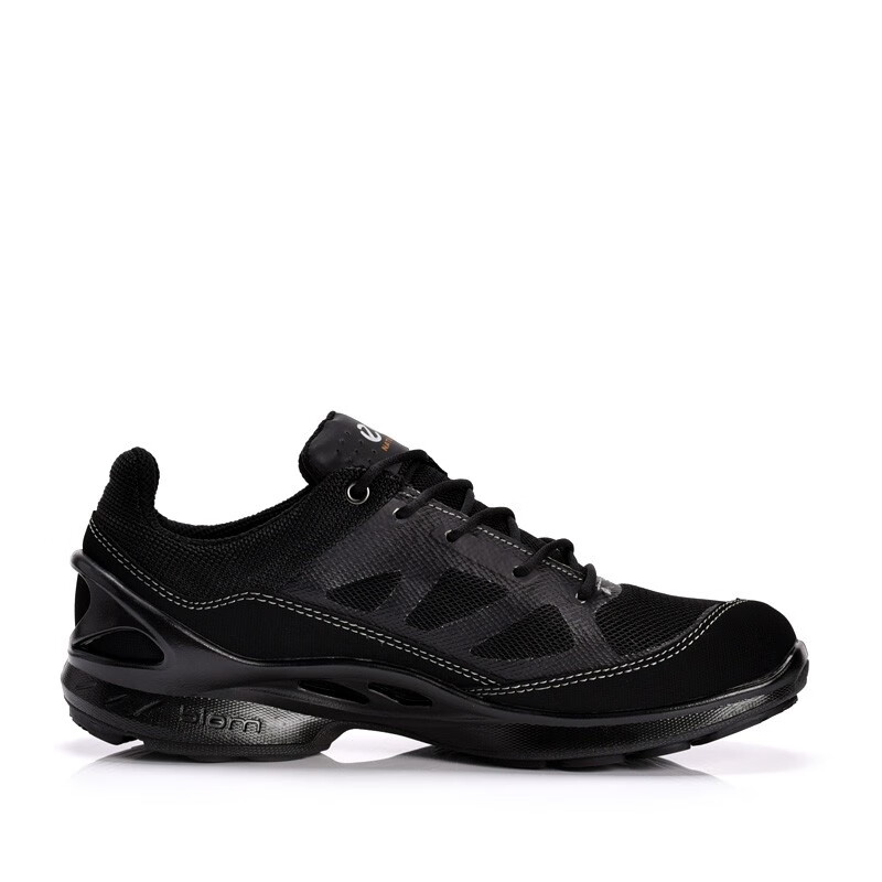 ecco/爱步男鞋2021新款时尚运动鞋户外休闲透气耐磨跑步鞋837594 黑色