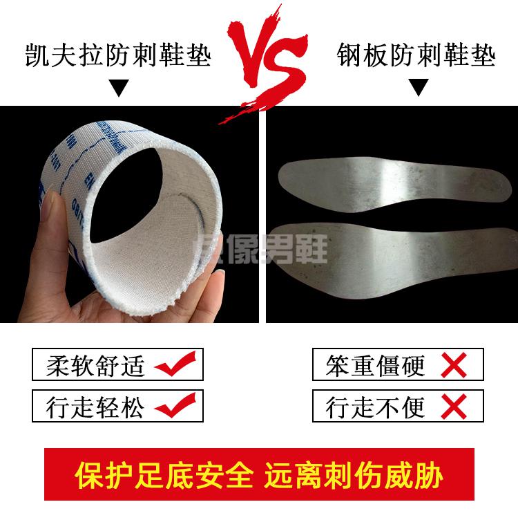 【官方旗舰】防刺穿鞋垫劳保鞋鞋垫防扎脚防钉子凯夫拉吸汗防臭工地