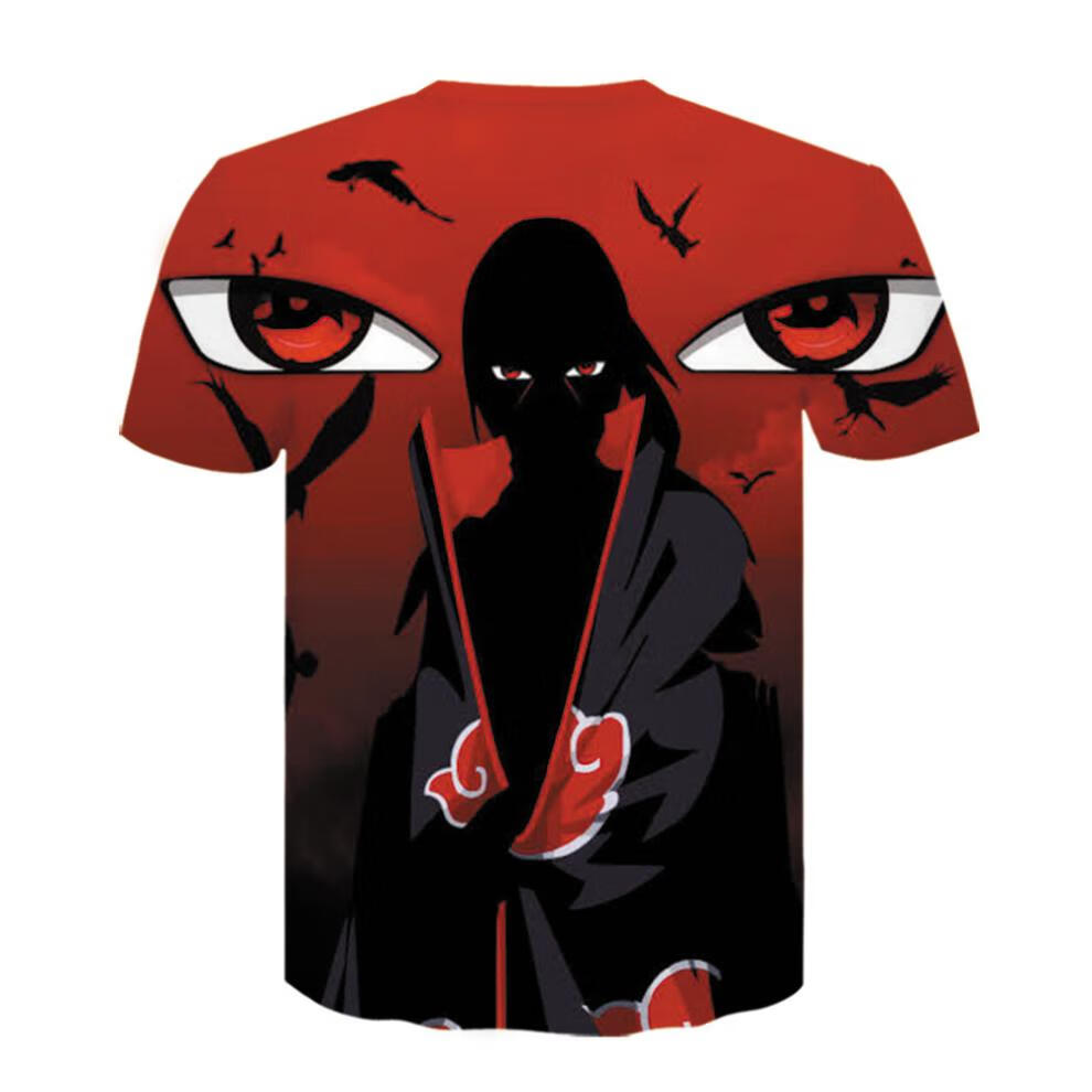 t恤短袖火影忍者周边半袖体恤休闲宽松大码肥佬485我爱罗8590kgxxl