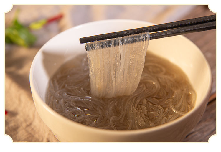 红薯粉条禹大禹州特产农家手工酸辣粉丝细粉条家庭农场促销三斤圆细粉