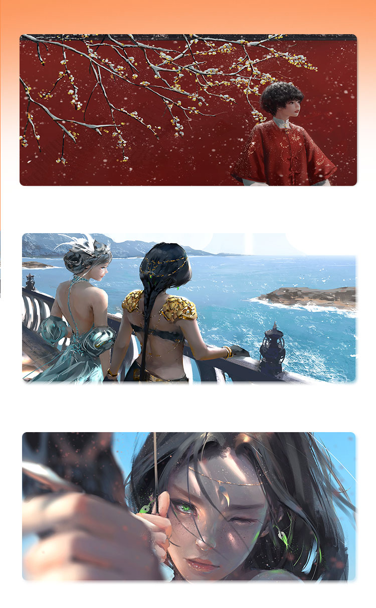 风铃公主二次元鬼刀冰公主网吧吃鸡台式笔记本电脑鼠标垫子动漫超大号