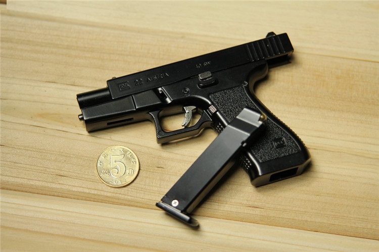 兒童玩具手熗金屬不可發格洛克glock22式模型1205玩具槍全拆卸配7彈模